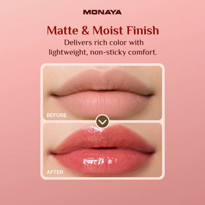 Matte & Moist Lasting Lip Gloss – Comfortable Matte Finish, Smooth & Lightweight - G004