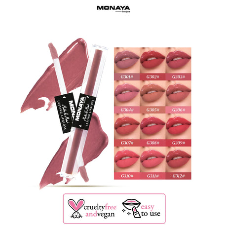 Matte & Moist Lip Gloss – Long-Lasting, Moisturizing - G006