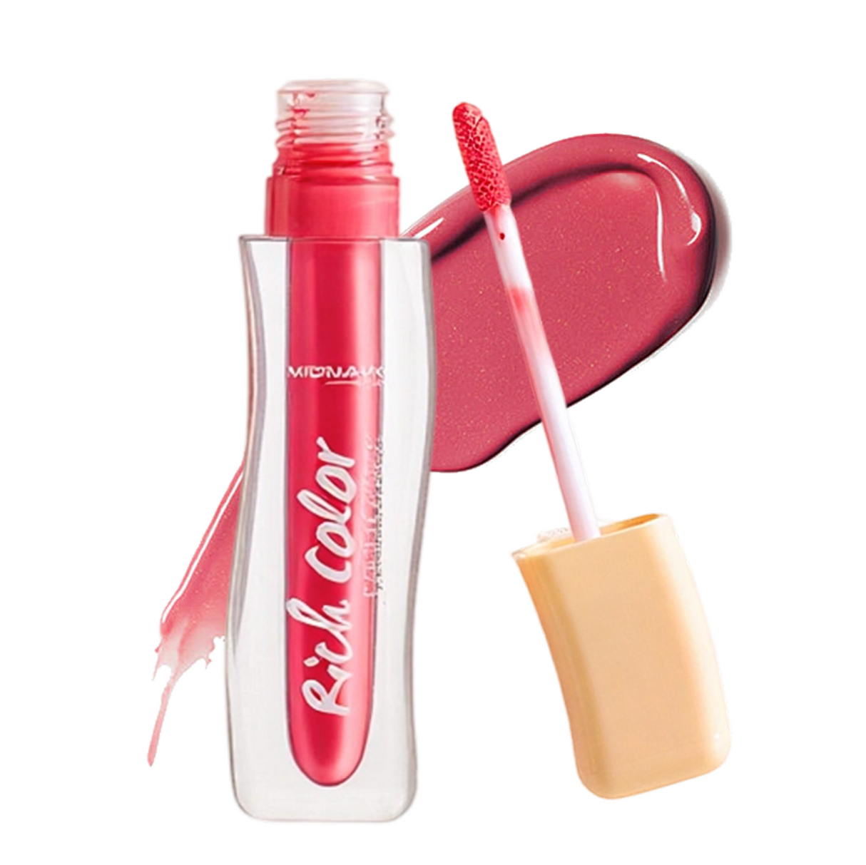 Monaya Candy Wrap Rich Color Lip Gloss, 12 Shades, OSL-G009