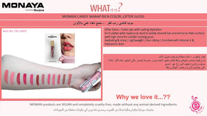 Candy Wrap Rich Color Lip Gloss, Moisturizing, High Shine - 12 Shades - G009