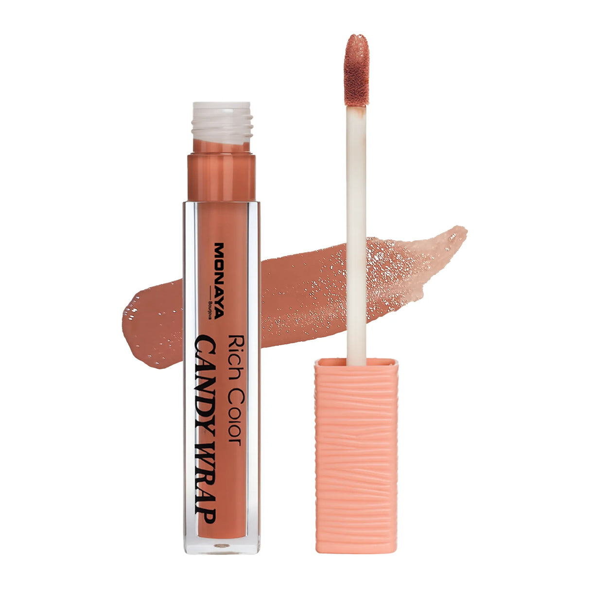 Candy Wrap Lip Gloss, 12 Shades, High Shine & Moisturizing, 4.5ml - G012