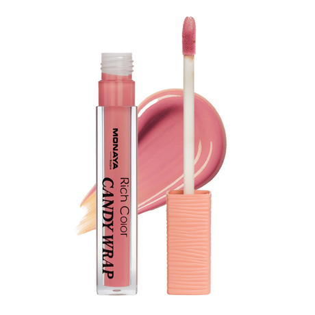 Candy Wrap Lip Gloss, 12 Shades, High Shine & Moisturizing, 4.5ml - G012