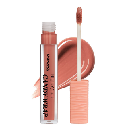 Candy Wrap Lip Gloss, 12 Shades, High Shine & Moisturizing, 4.5ml - G012