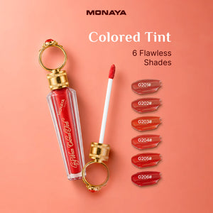 Long Wear Colored Lip Tint – Lightweight Buildable Coverage, Natural Finish, Smudge-Proof, Vegan & Cruelty-Free Lip Tint - G019