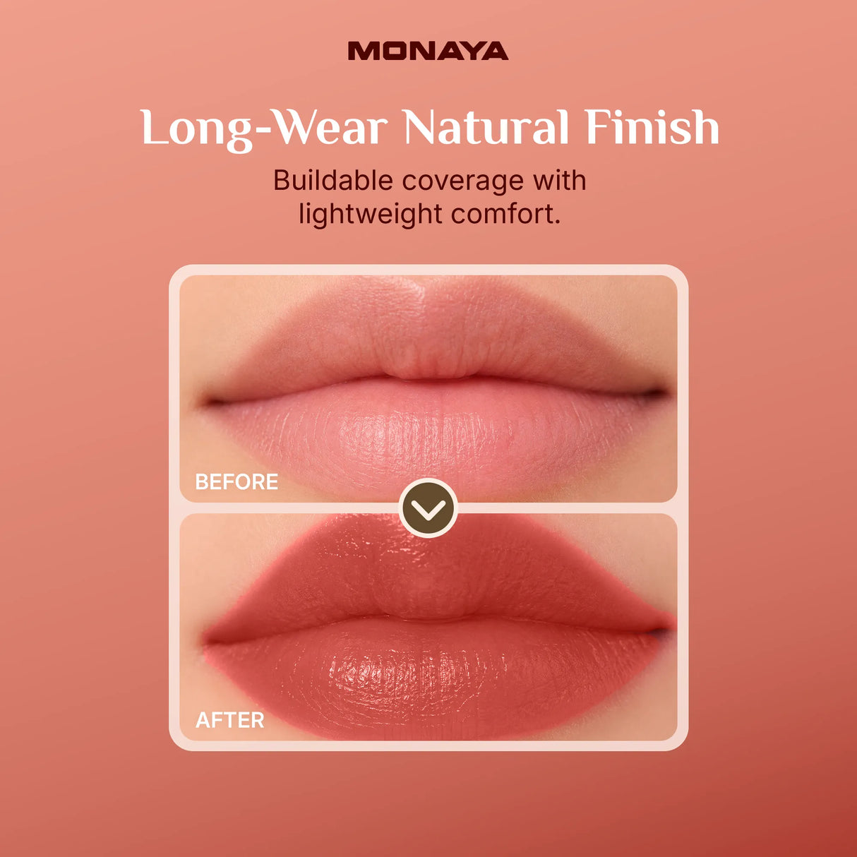 Long Wear Colored Lip Tint – Lightweight Buildable Coverage, Natural Finish, Smudge-Proof, Vegan & Cruelty-Free Lip Tint - G019