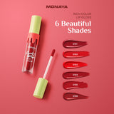 Candy Warp Rich Color Lip Gloss – Hydrating High Shine Non-Sticky Lip Gloss Set, Long-Lasting Moisturizing Lip Makeup - G021