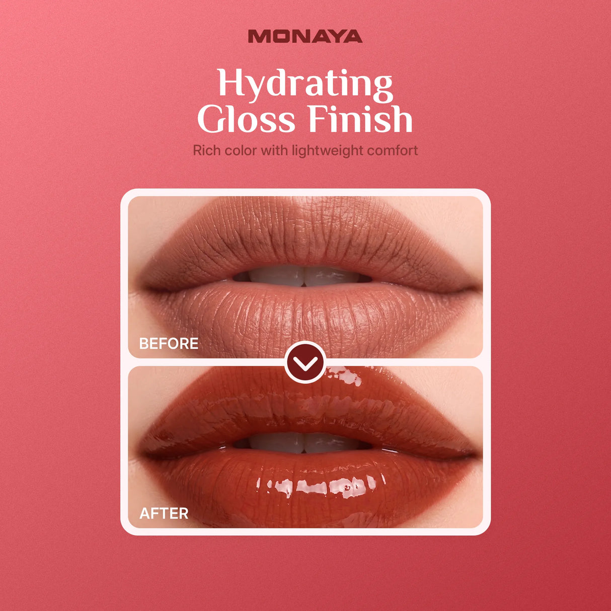 Candy Warp Rich Color Lip Gloss – Hydrating High Shine Non-Sticky Lip Gloss Set, Long-Lasting Moisturizing Lip Makeup - G021