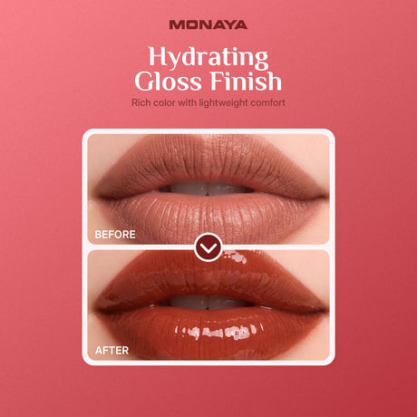 Candy Warp Rich Color Lip Gloss – Hydrating High Shine Non-Sticky Lip Gloss Set, Long-Lasting Moisturizing Lip Makeup - G021