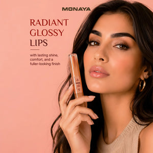 Lasting Lip Gloss – 6 Shades High-Shine Non-Sticky Lipgloss | Long-Lasting Hydrating Formula for Smooth Glossy Lips - G030