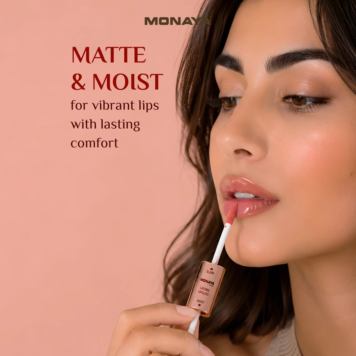 Lasting Lip Gloss – 6 Shades High-Shine Non-Sticky Lipgloss | Long-Lasting Hydrating Formula for Smooth Glossy Lips - G030