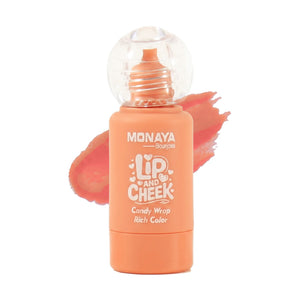 Lip & Cheek Candy Wrap Rich Color – 6 Shades | Multi-Use Cream Blush & Lip Tint | Long-Lasting Natural Flush with Hydrating Blend - G036