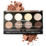 Monaya Shape & Glow Face Palette, 8 Shades, OSL-HC001