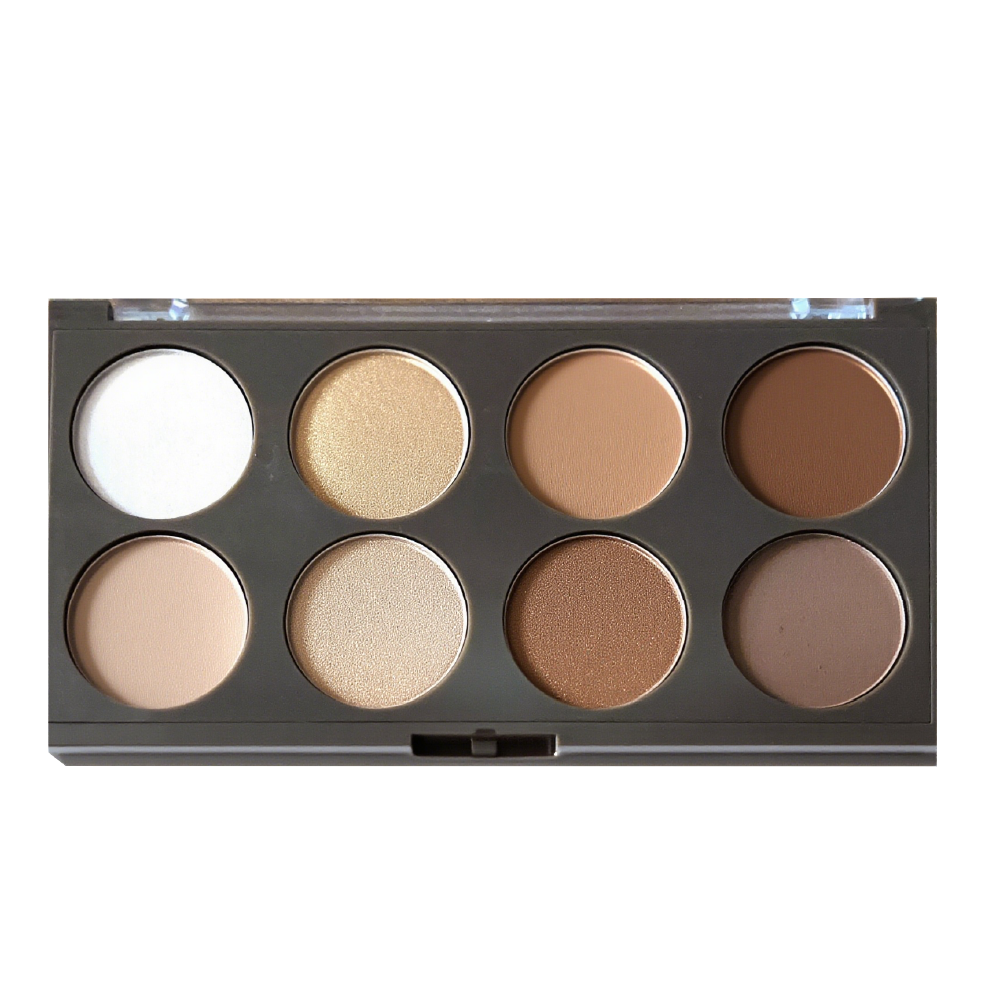 Monaya Shape & Glow Face Palette, 8 Shades, OSL-HC001