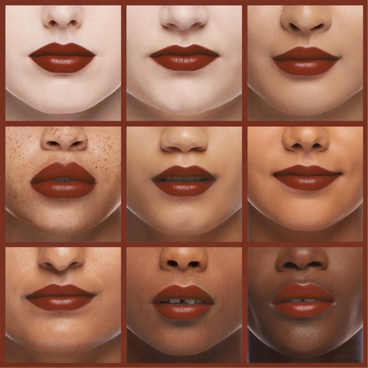 Matte Lipstick, Velvet Finish, Moisturizing Matte Finish - 6 Shades - L006