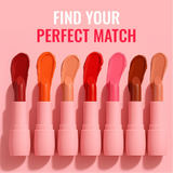 Matte Lipstick, Velvet Finish, Moisturizing Matte Finish - 6 Shades - L006