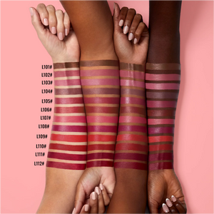 Matte Lipstick, Velvet Finish, Moisturizing Matte Finish - 6 Shades - L006