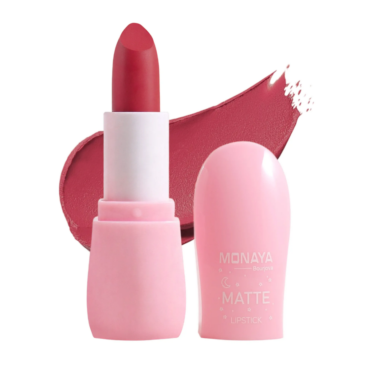 Matte Lipstick, Velvet Finish, Moisturizing Matte Finish - 6 Shades - L006
