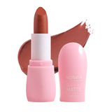 Matte Lipstick, Velvet Finish, Moisturizing Matte Finish - 6 Shades - L006