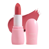 Matte Lipstick, Velvet Finish, Moisturizing Matte Finish - 6 Shades - L006