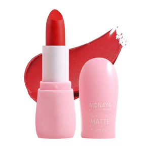 Matte Lipstick, Velvet Finish, Moisturizing Matte Finish - 6 Shades - L006