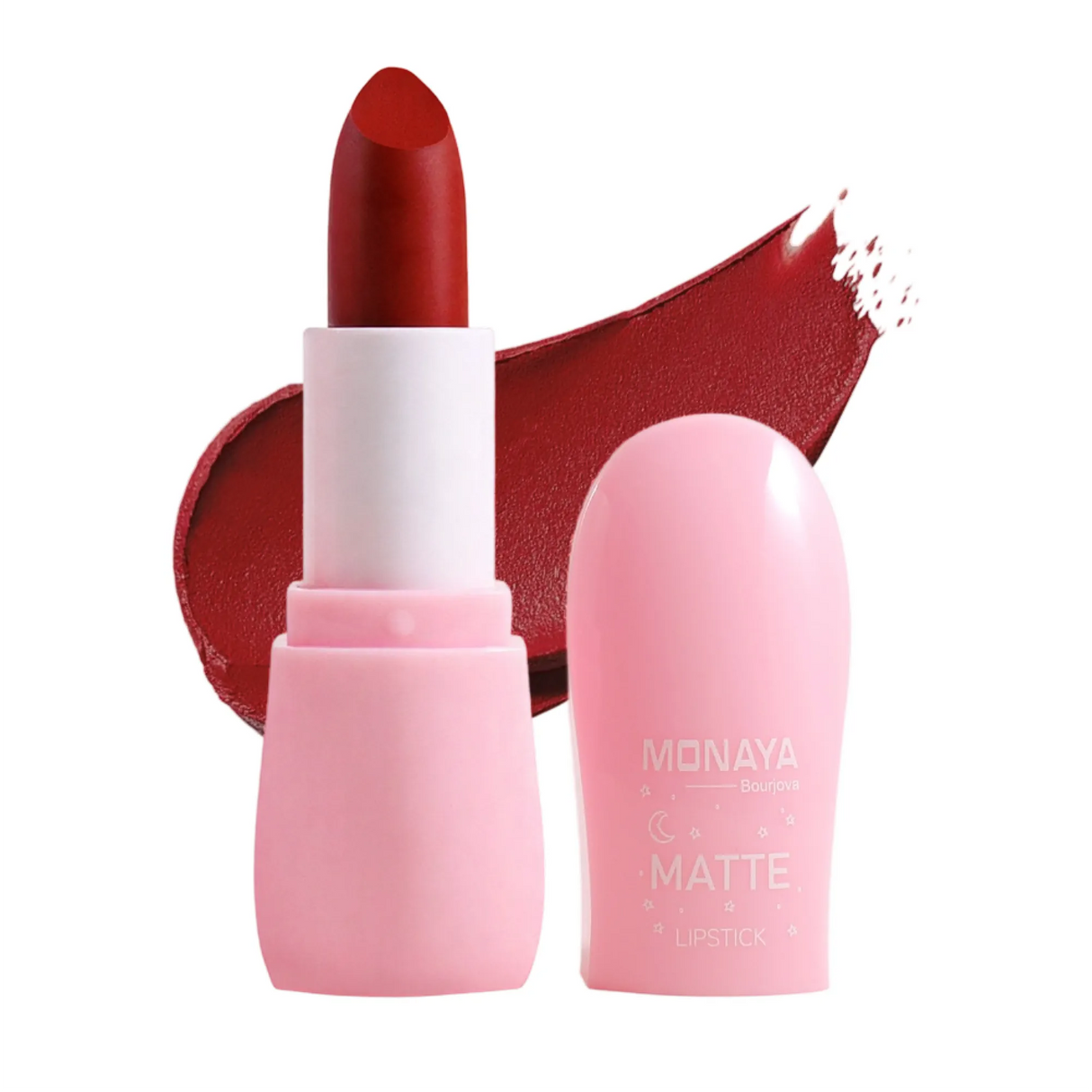Matte Lipstick, Velvet Finish, Moisturizing Matte Finish - 6 Shades - L006