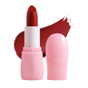 Matte Lipstick, Velvet Finish, Moisturizing Matte Finish - 6 Shades - L006