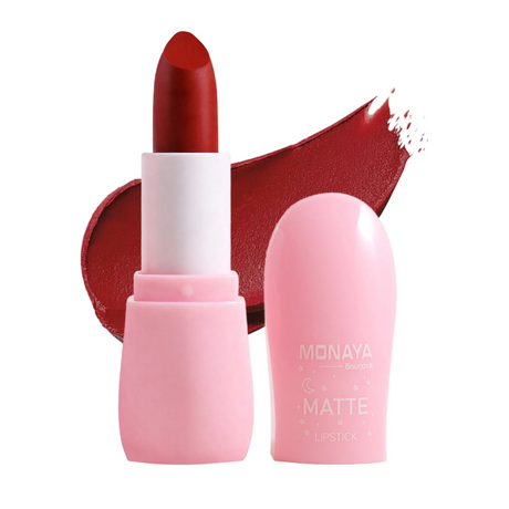 Matte Lipstick, Velvet Finish, Moisturizing Matte Finish - 6 Shades - L006