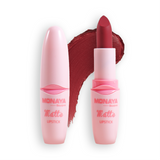 Monaya Bourjova Matte Lipstick, Velvet Finish, 6 Shades, OSL-L006