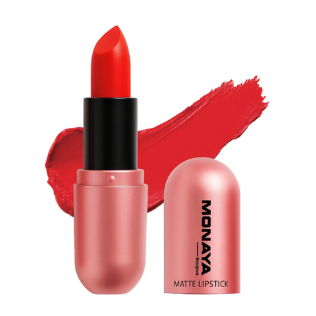 Velvet Touch Matte Lipstick, Hydrating Satin Lipstick - 6 Shades - L007