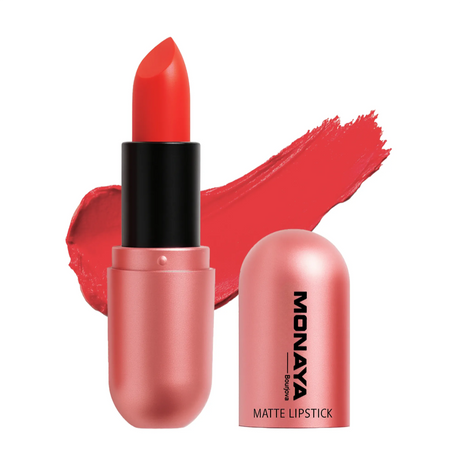 Velvet Touch Matte Lipstick, Hydrating Satin Lipstick - 6 Shades - L007