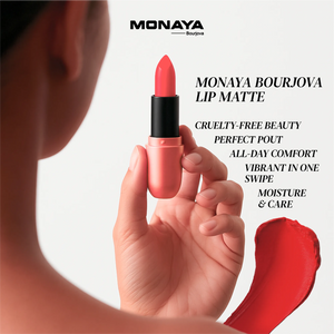 Velvet Touch Matte Lipstick, Hydrating Satin Lipstick - 12 Shades - L007