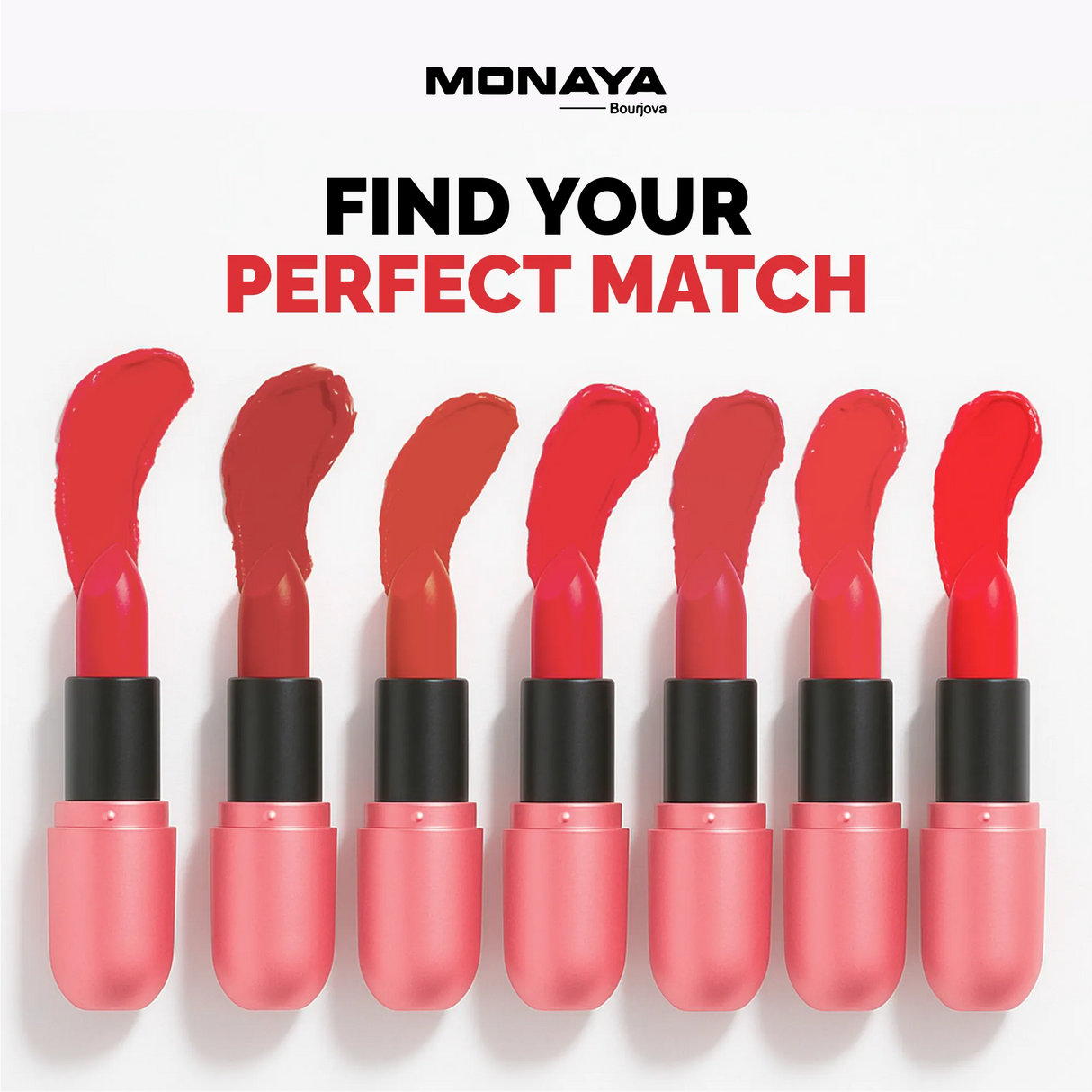 Velvet Touch Matte Lipstick, Hydrating Satin Lipstick - 12 Shades - L007