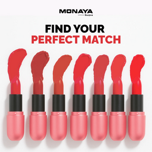 Velvet Touch Matte Lipstick, Hydrating Satin Lipstick - 12 Shades - L007