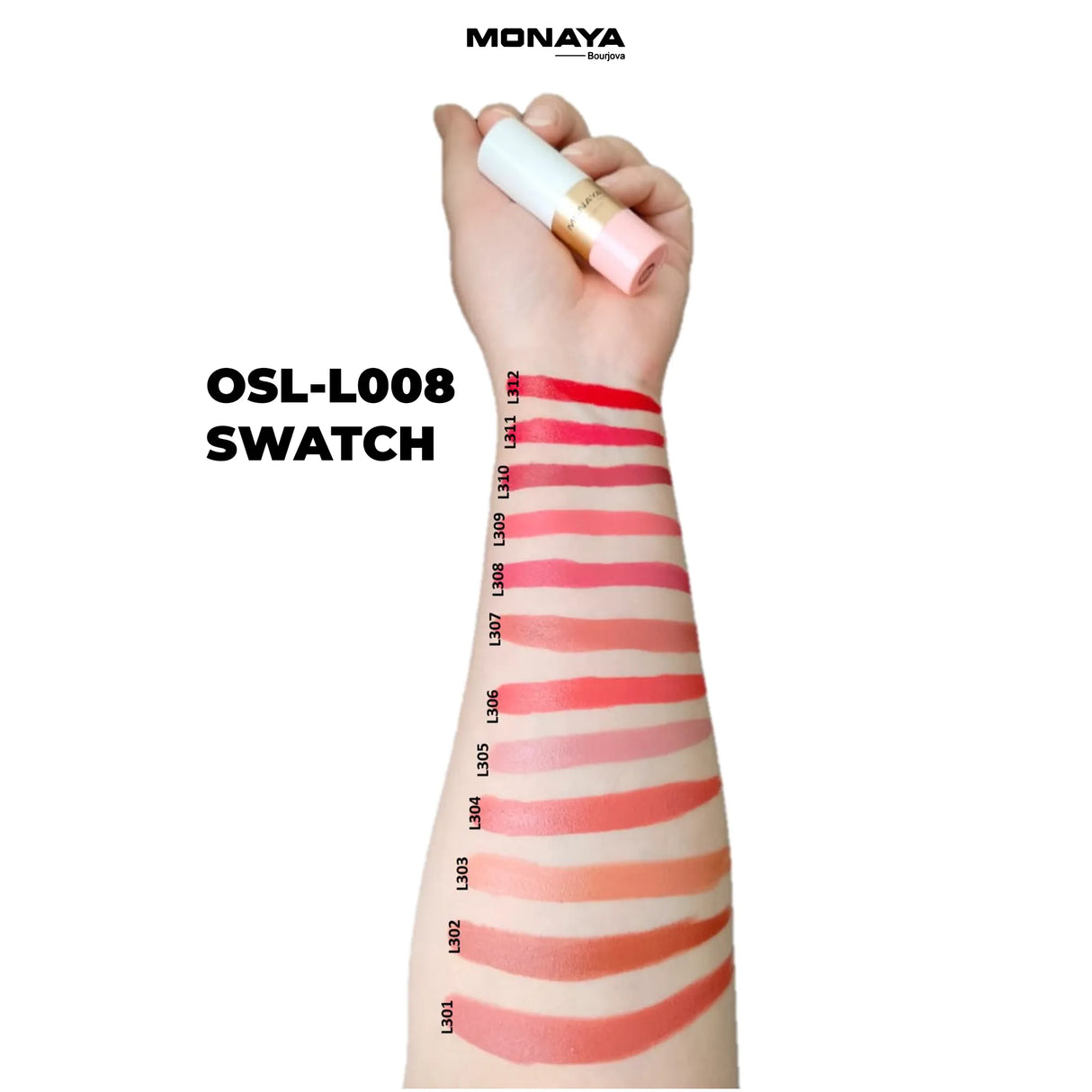 Soft Touch Lipstick, Creamy Formula, 6 Shades - L008