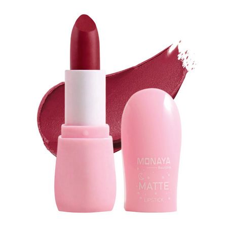 Matte Lipstick, Bold, Long-Lasting, Highly Pigmented - 12 Shades - L013