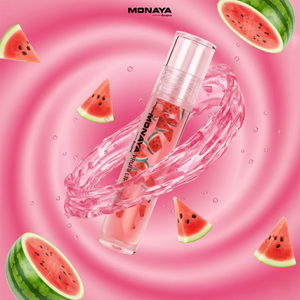 Watermelon Fruit Lip Gloss - Natural Glossy Finish, Nourishing Lip Oil – LO002