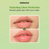 Lip Oil Pastel Fruit Flavored – Hydrating Glossy Lip Oil, Lightweight Non-Sticky Formula, Vegan & Cruelty-Free Lip Care - LO003