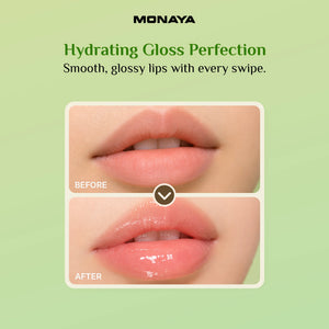 Lip Oil Pastel Fruit Flavored – Hydrating Glossy Lip Oil, Lightweight Non-Sticky Formula, Vegan & Cruelty-Free Lip Care - LO003