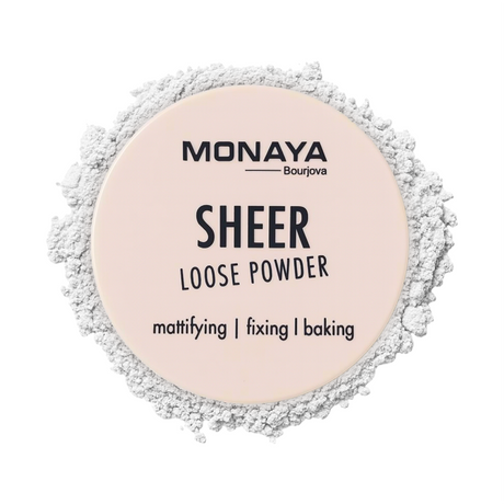 Monaya Oil-Control Loose Powder – Lightweight Setting, 6 Shades, OSL-LP001