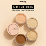 Sheer Loose Powder– Ultra-Lightweight Setting Powder, Natural Soft-Focus Finish, Oil Control, Vegan & Cruelty-Free - LP002