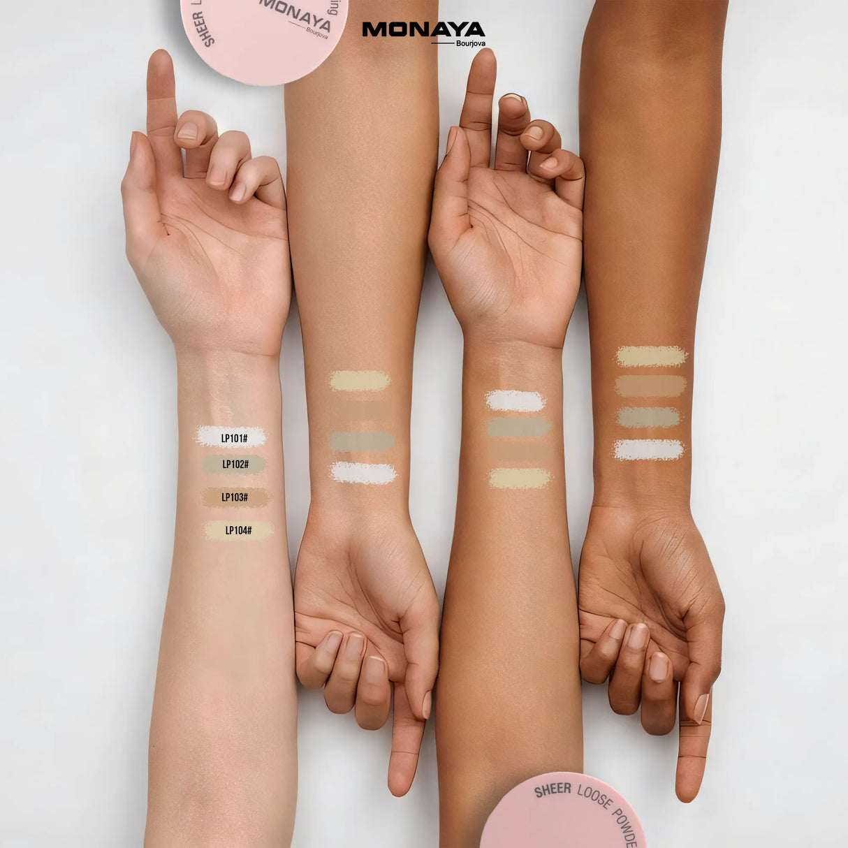 Sheer Loose Powder– Ultra-Lightweight Setting Powder, Natural Soft-Focus Finish, Oil Control, Vegan & Cruelty-Free - LP002