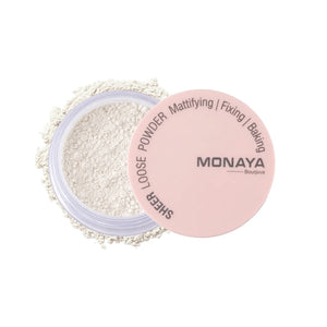 Sheer Loose Powder– Ultra-Lightweight Setting Powder, Natural Soft-Focus Finish, Oil Control, Vegan & Cruelty-Free - LP002