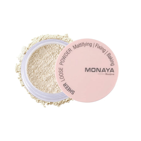 Sheer Loose Powder– Ultra-Lightweight Setting Powder, Natural Soft-Focus Finish, Oil Control, Vegan & Cruelty-Free - LP002