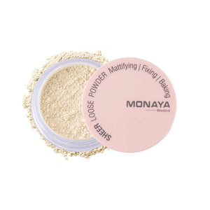 Sheer Loose Powder– Ultra-Lightweight Setting Powder, Natural Soft-Focus Finish, Oil Control, Vegan & Cruelty-Free - LP002