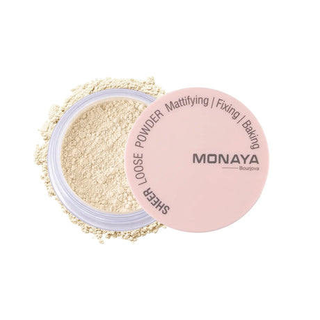 Sheer Loose Powder– Ultra-Lightweight Setting Powder, Natural Soft-Focus Finish, Oil Control, Vegan & Cruelty-Free - LP002