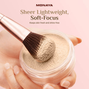 Sheer Loose Powder– Ultra-Lightweight Setting Powder, Natural Soft-Focus Finish, Oil Control, Vegan & Cruelty-Free - LP002