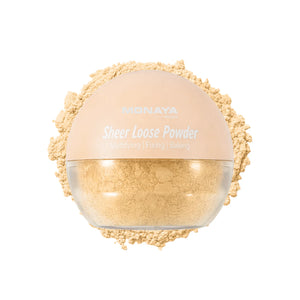 Sheer Loose Powder  – Ultra-Fine Lightweight Setting Powder, Natural Soft-Matte Finish, Oil Control, Vegan & Cruelty-Free - LP003
