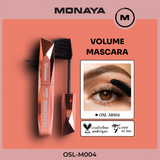 Monaya M004 I Love Extreme Crazy Volume Mascara, Long-Lasting Zero-Smudge Lengthening Mascara ( M102 ) # M003-Black