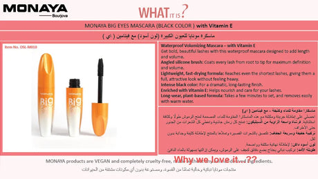 Big Eyes Volumizing & Lengthening Mascara, 13ml -M010