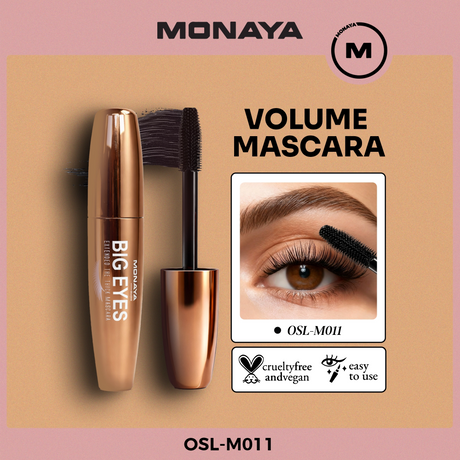 Big Eyes Thick Mascara, Volumizing & Lengthening, 13ml - M011
